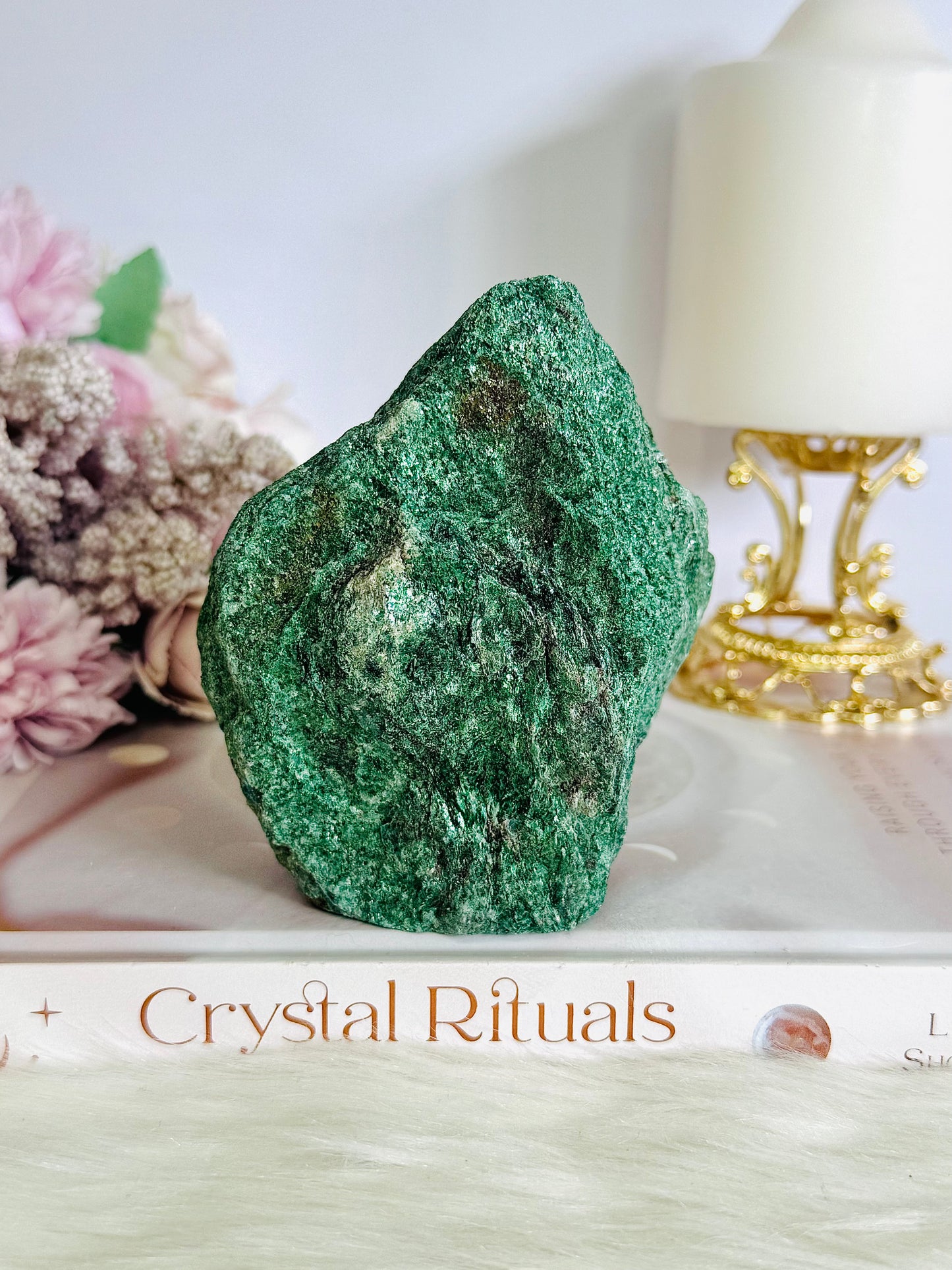 Gorgeous Natural Chunky Green Fuchsite Freeform Specimen 10cm