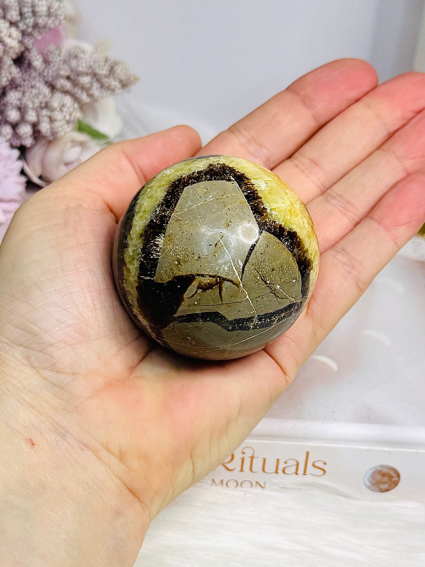 Septarian Sphere On Stand 225g