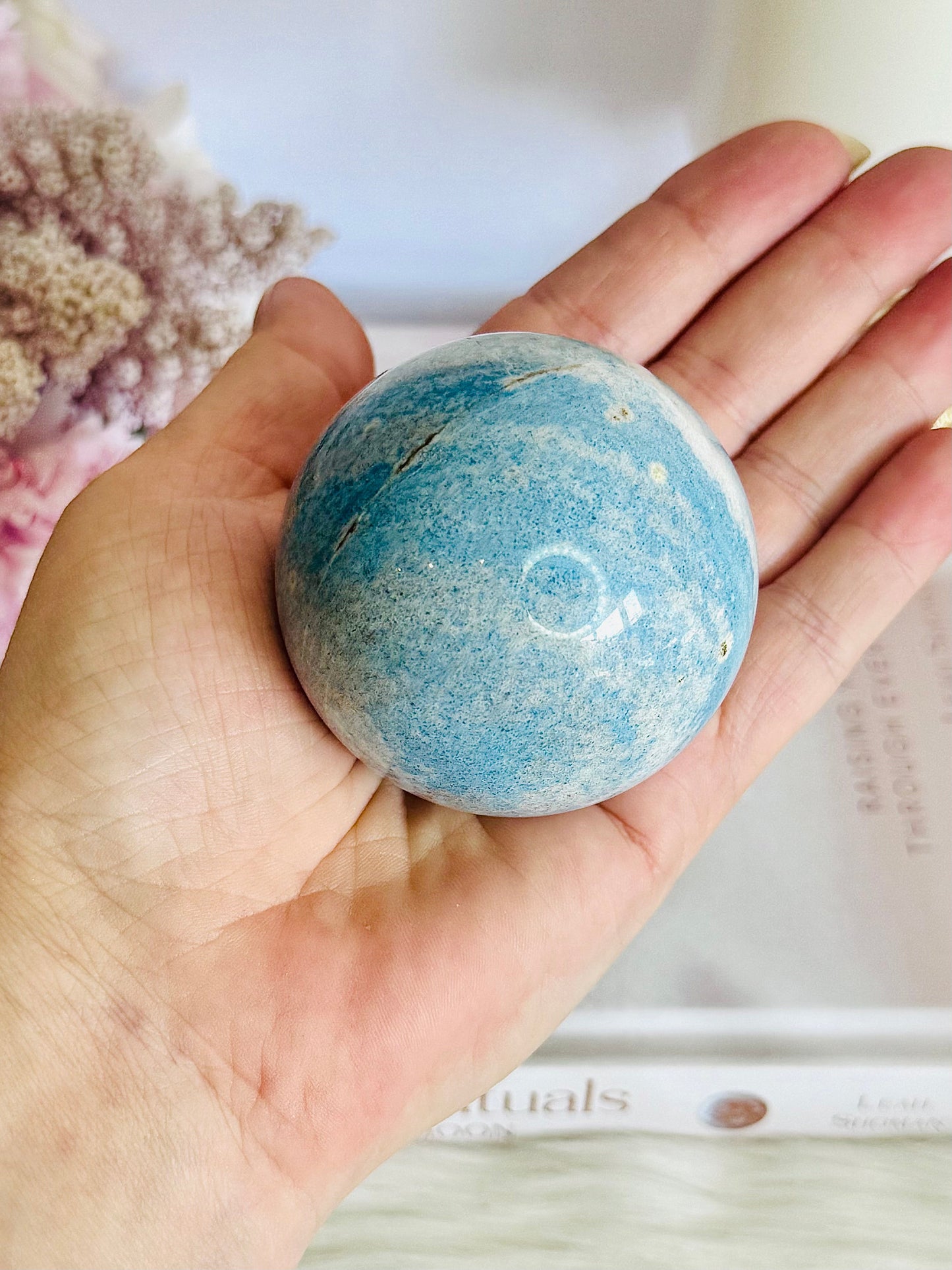 High Grade Natural Trolleite Sphere On Stand 265grams