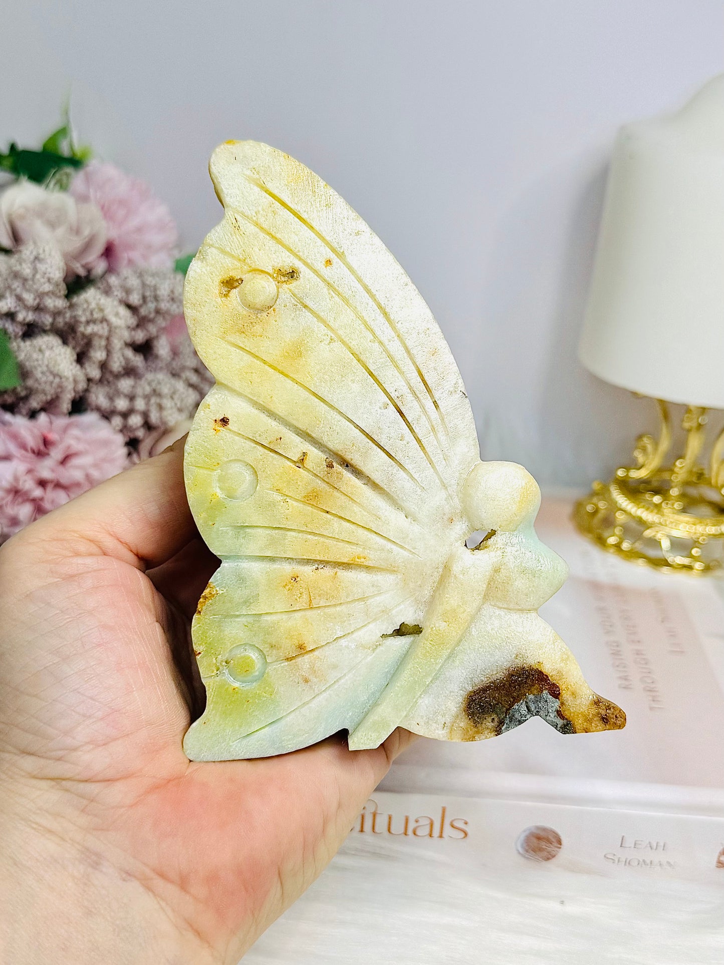 Blue Calcite Druzy Fairy 12.5cm