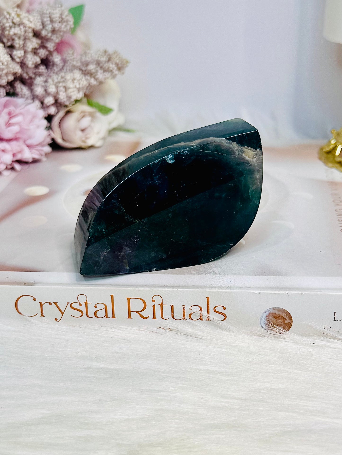 Chunky Fluorite Freeform | Leaf 8cm