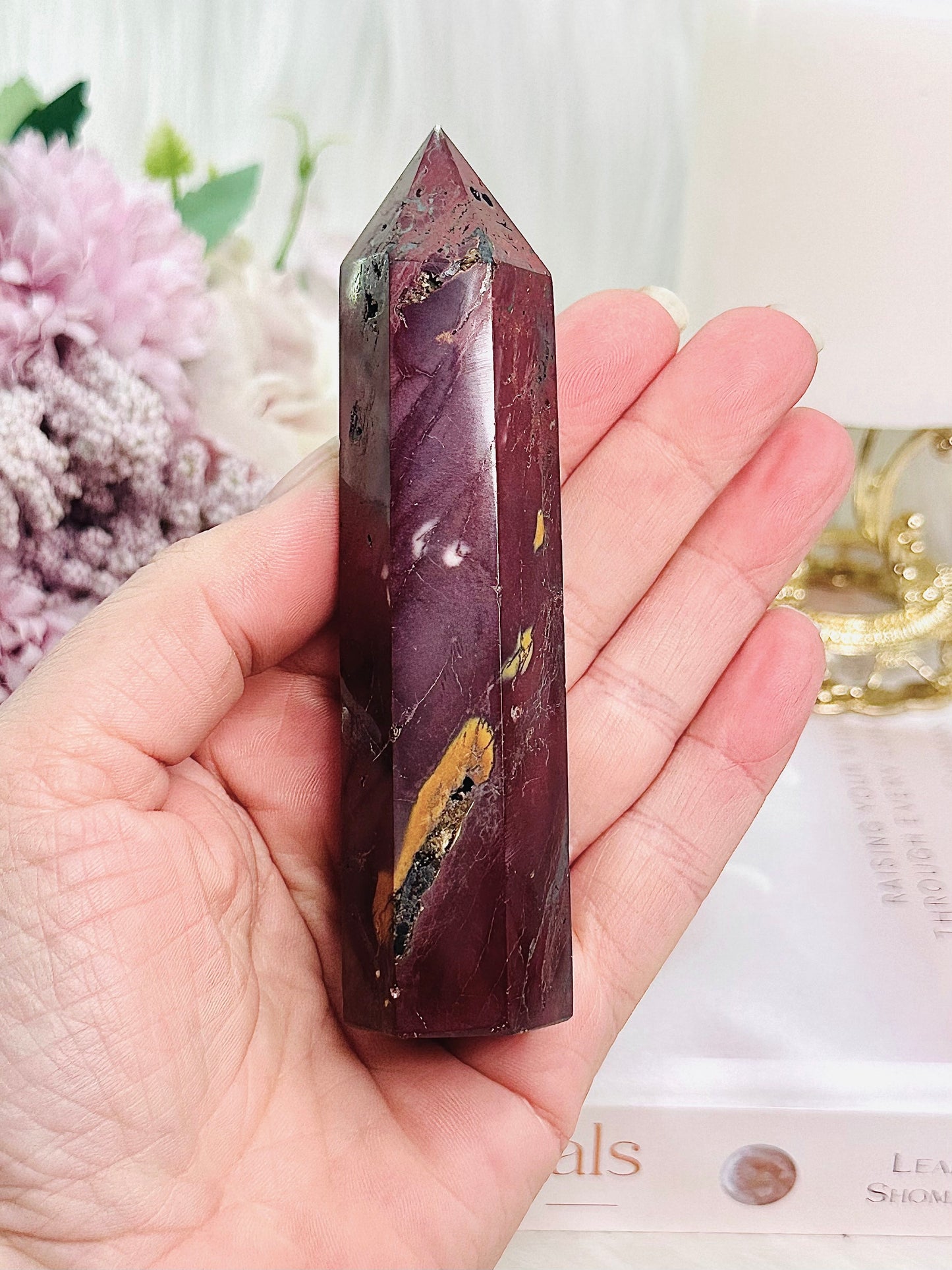 Beautiful Mookaite Jasper Tower
