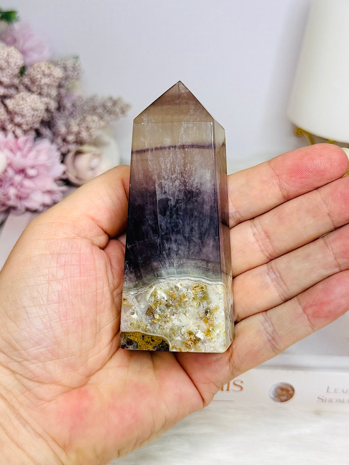 Chocolate Fluorite Tower 9cm 185g