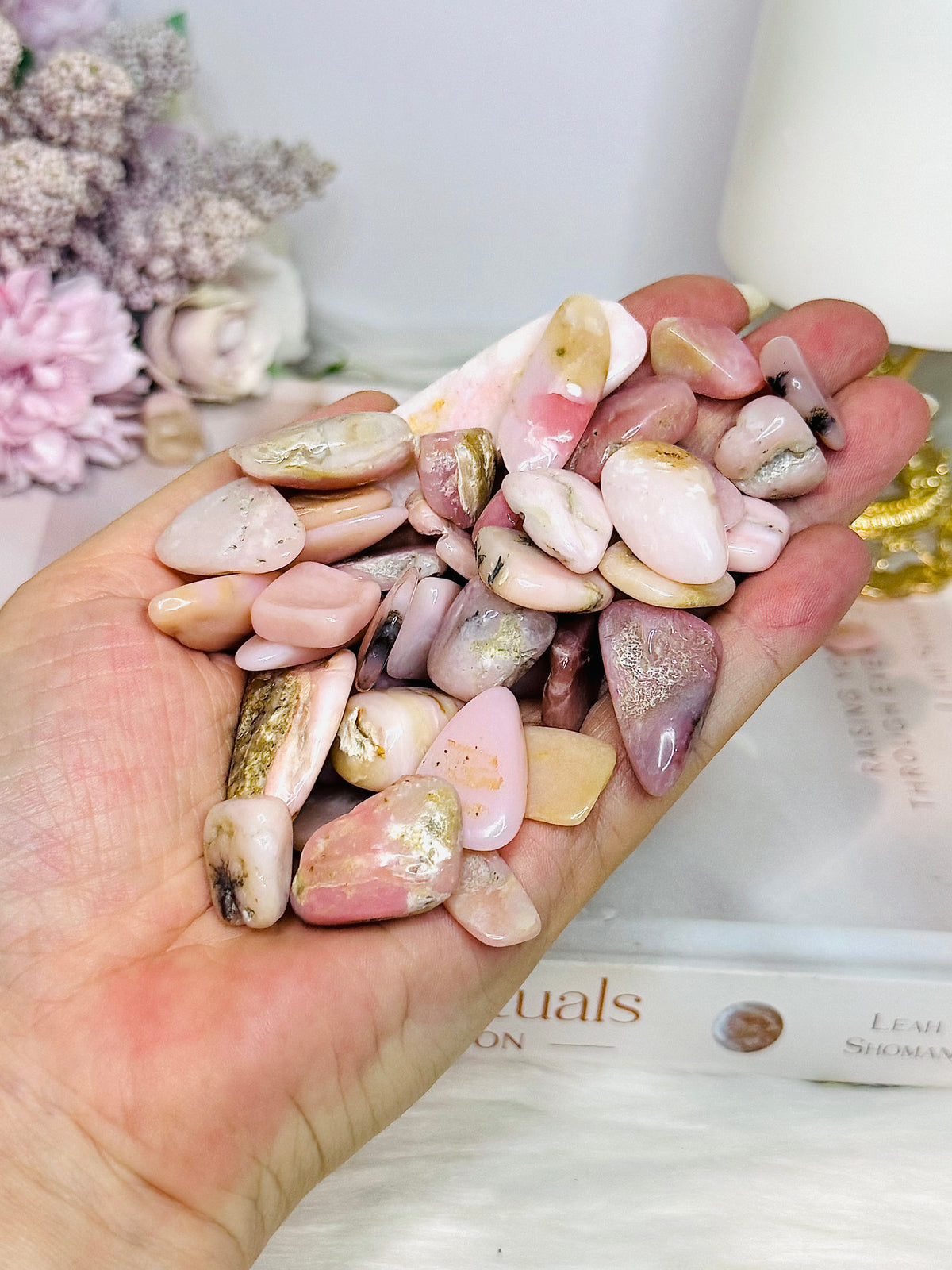 Pink Opal Stones ~ 2 for $1