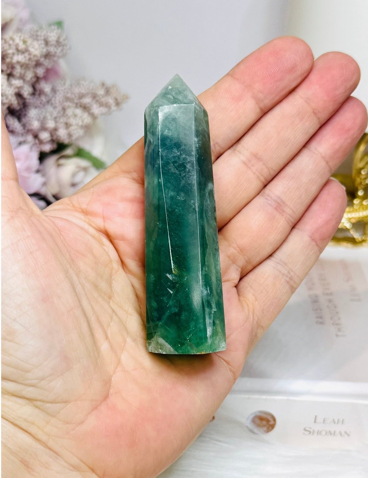 Green Fluorite Tower 8cm