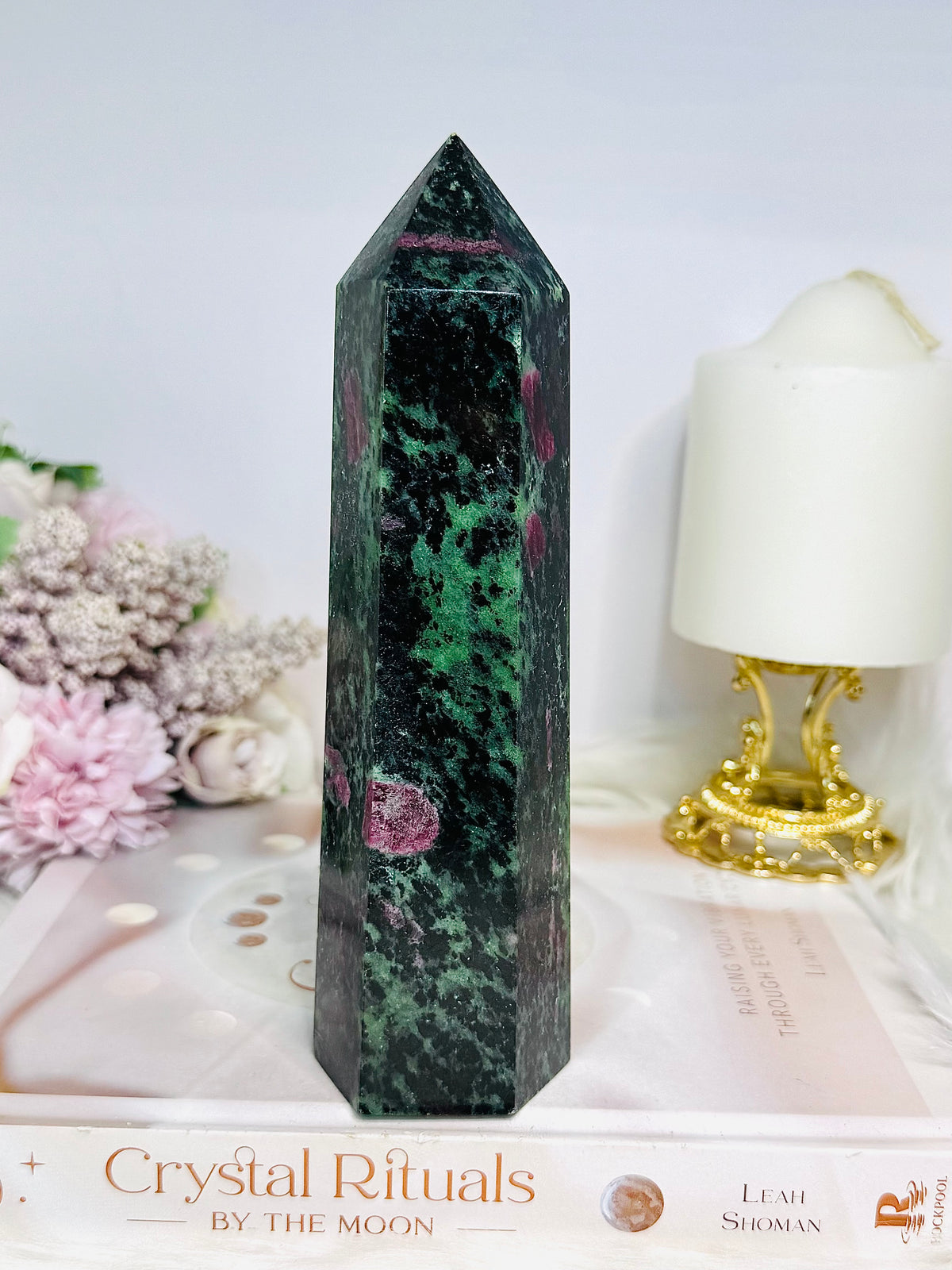 Large Ruby In Zoisite Chunky Tower 17.5cm 788g (UV Reactive)