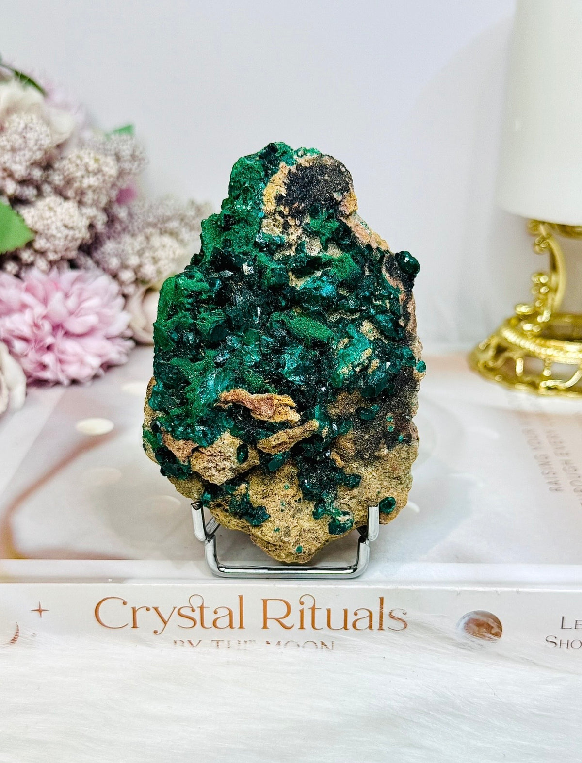Rare Collectors Piece ~ Green Dioptase Specimen 176g