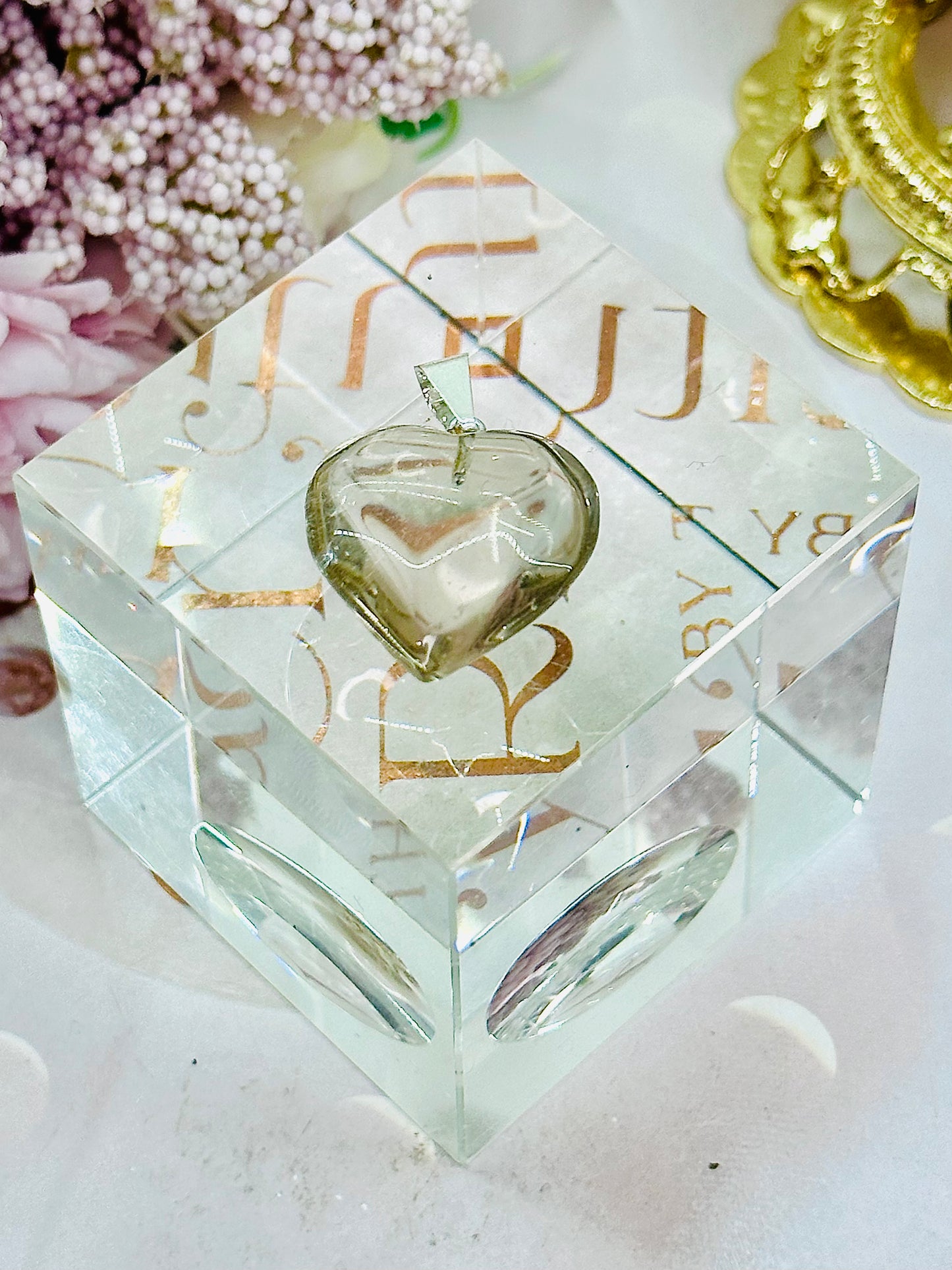 Stunning Smokey Quartz Heart Pendant