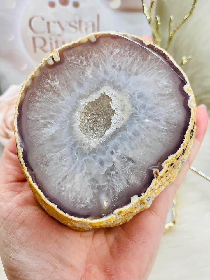 ⚜️ SALE ⚜️ Druzy Agate Crystal Jewellery Box