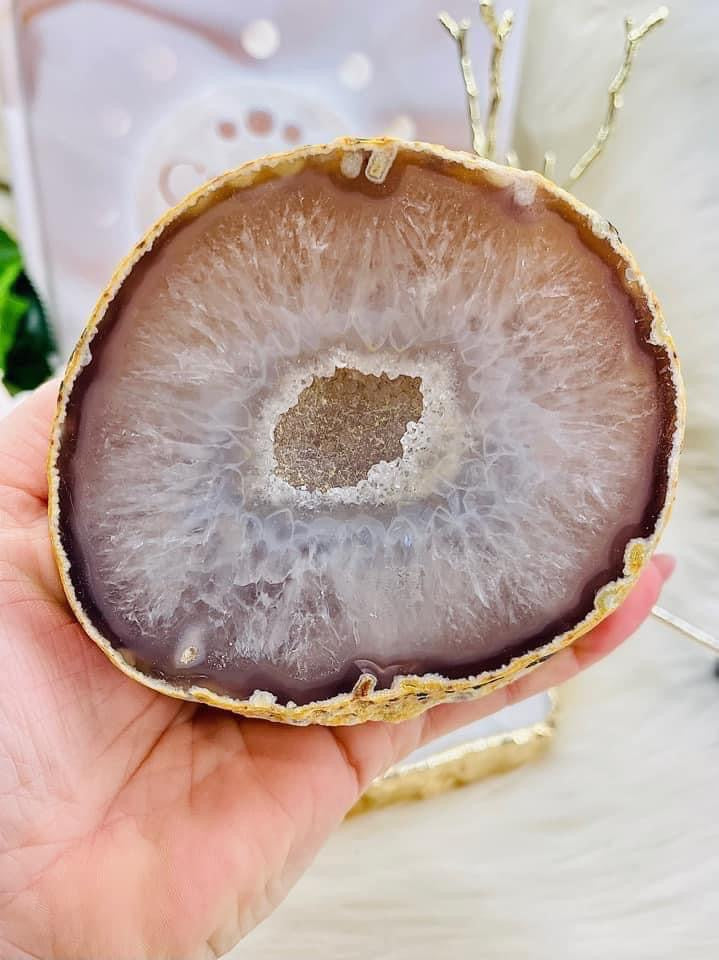 ⚜️ SALE ⚜️ Druzy Agate Crystal Jewellery Box