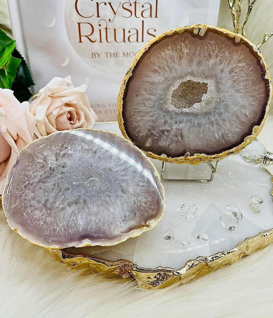 ⚜️ SALE ⚜️ Druzy Agate Crystal Jewellery Box