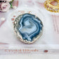 Natural Blue Agate Geode 9cm