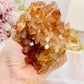 Incredible Large 408gram Tangerine Quartz Cluster From Brazil