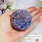 Natural Large Grape Agate | Chalcedony Sphere 247g On Stand