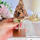 Pink Amethyst Druzy Geode On Rose Gold Stand 13cm From Brazil