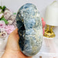 Deep Blue Large Chunky Celestite Heart 13cm 1.3KG
