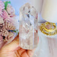 Magical High Grade Clear Quartz Tower 10cm with Stunning Rainbows