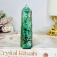 African Turquoise Tower 9cm