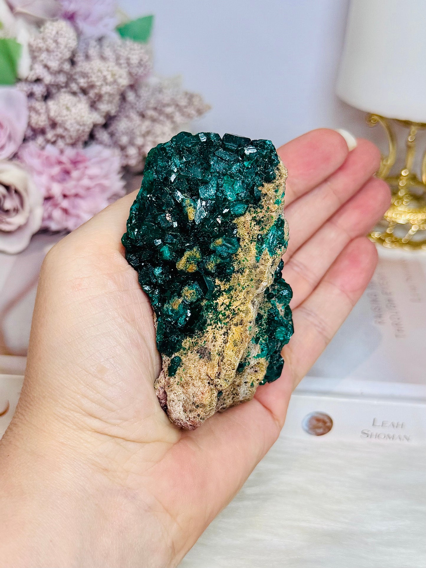 Rare Collectors Piece ~ Green Dioptase Specimen 9cm 170g