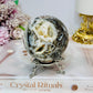 Druzy Sphalerite Sphere on Stand 368g