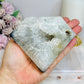 Druzy Agate Pentagon Freeform On Stand 12cm 598g
