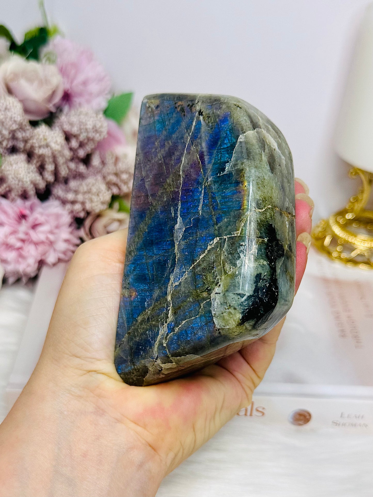 Chunky Large Labradorite Freeform 447g