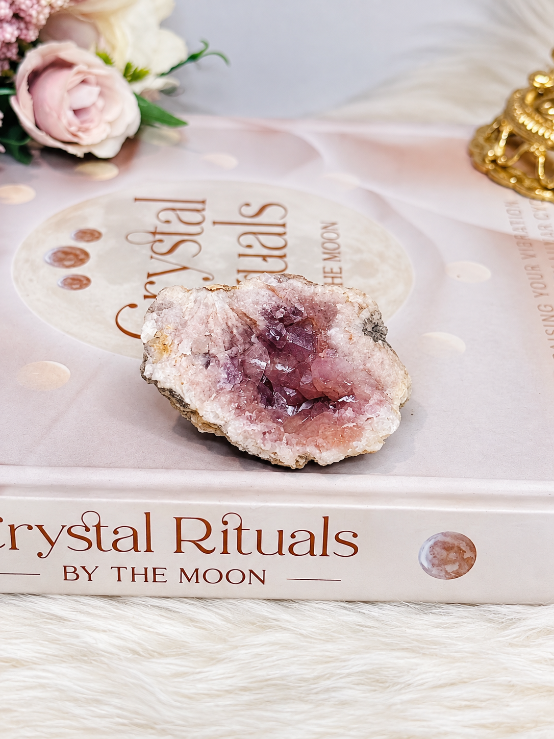 Natural Pink Amethyst Geode