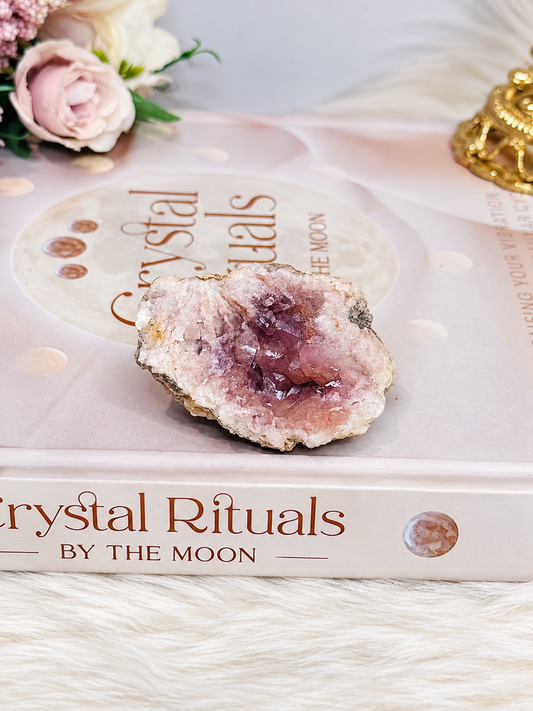Natural Pink Amethyst Geode