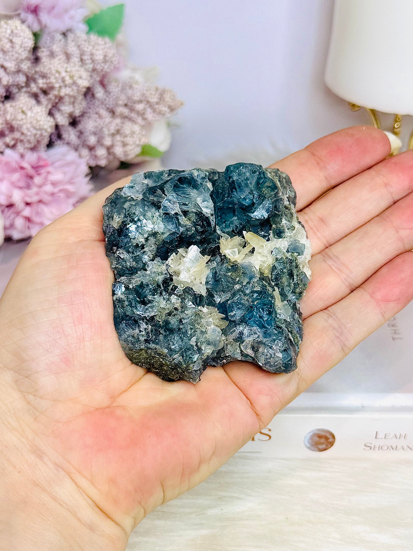✨ SALE ✨ Rare Collectors Piece ~ Blue Fluorite Cubed Specimen 191g 7cm
