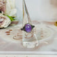 Beautiful Amethyst Adjustable Ring In Gift Bag