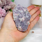 Natural Lepidolite with Pink Tourmaline Raw Specimen 8.5cm 245g