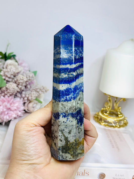 Lapis Lazuli Chunky Tower 15cm
