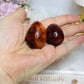 Set of 2 Carnelian Eggs