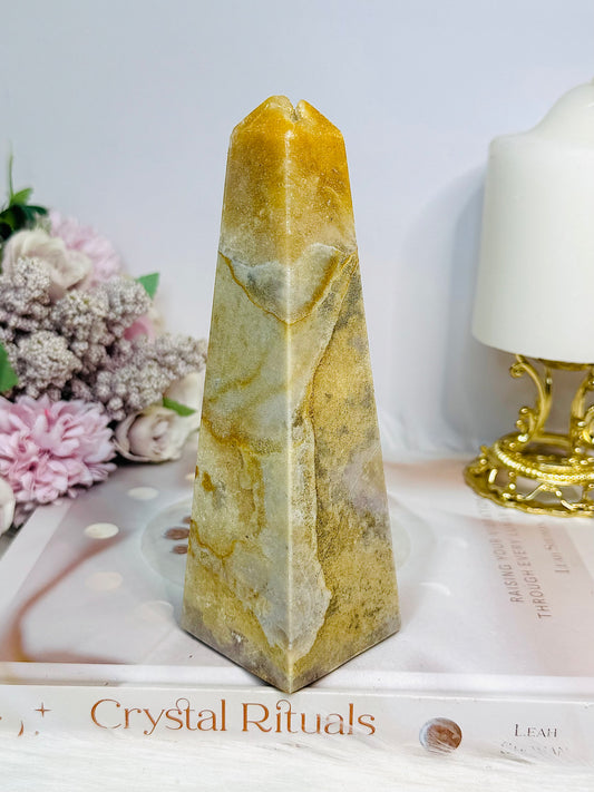 Large Pink Amethyst Tower | Obelisk 15.5cm Reduced as Imperfect Tip