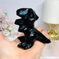 Black Obsidian Dinosaur 8cm
