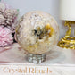 Large Flower Agate Sphere on Stand 500g