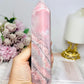 Natural Pink Opal Tower 15.5cm