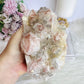 Incredible Huge Natural 19cm 1.26KG Black & Pink Lithium Quartz Natural Cluster From Brazil