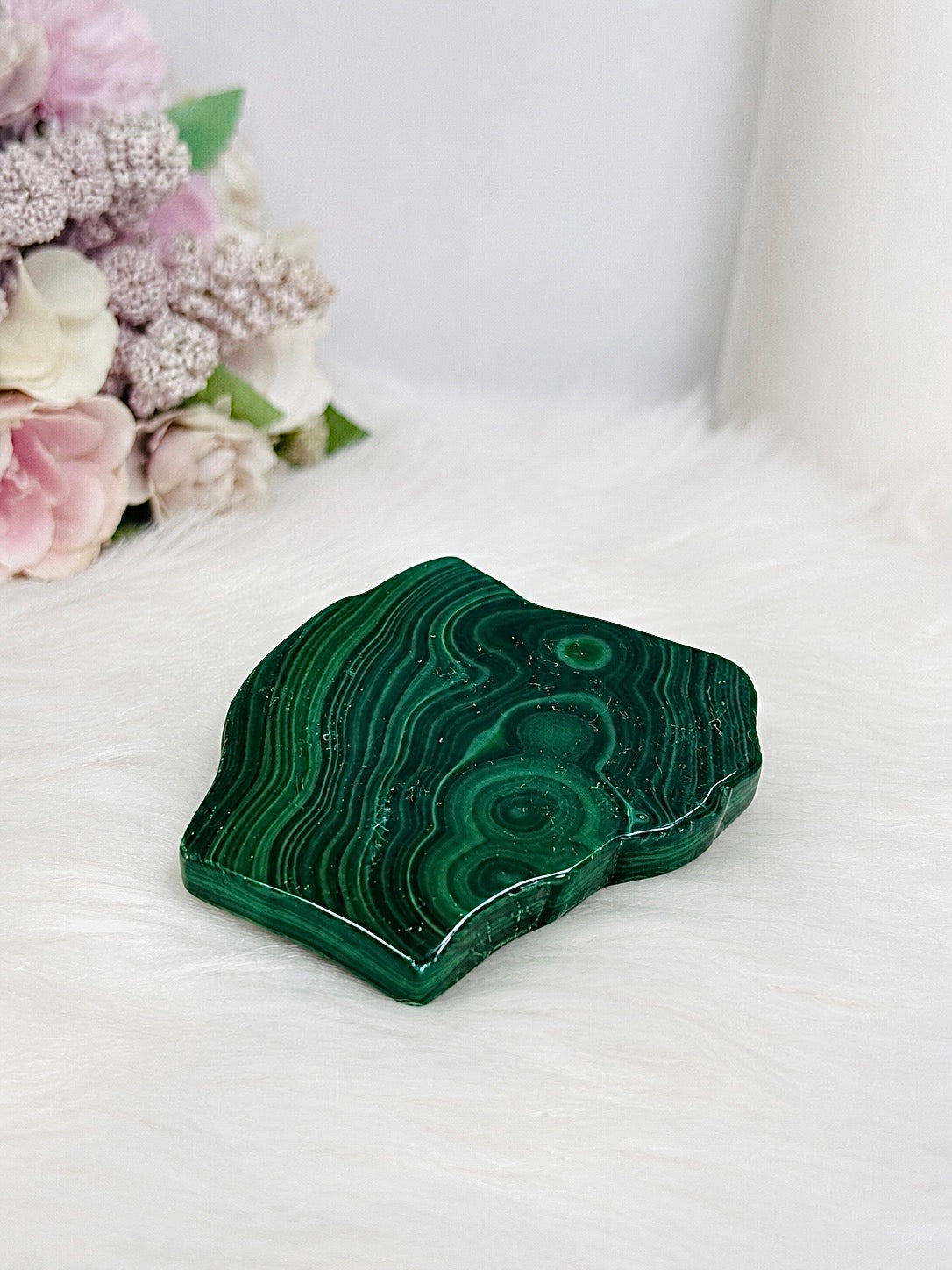 Malachite Slab 6cm