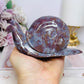 Large Ocean Jasper Carved Snail 13cm 403g