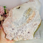 Absolutely Incredible Large Chunky Natural Pink Amethyst Druzy Slab 21cm 1.29KG