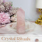 Rose Quartz Tower 8cm