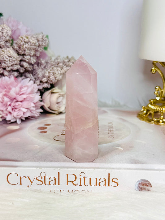 Rose Quartz Tower 8cm