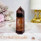 High Grade Fire Quartz Tower 8.5cm