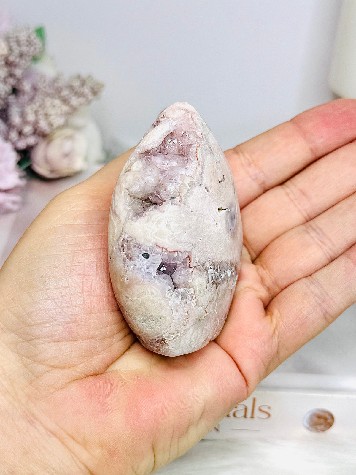 Pink Amethyst Druzy Flame | Freeform 7cm