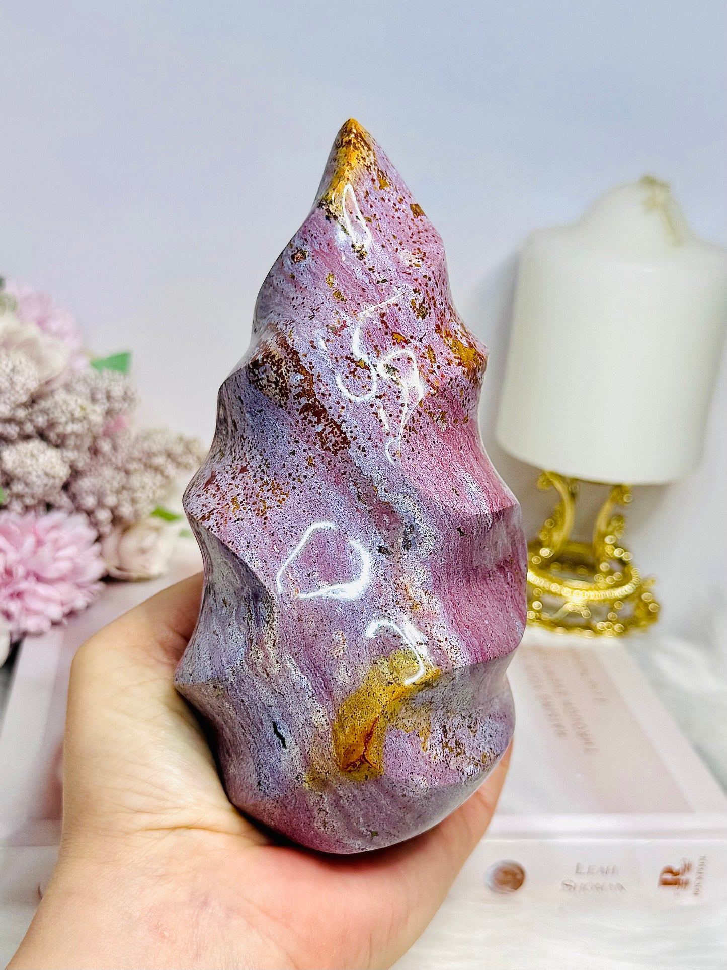 Large High Grade Ocean Jasper Flame 15cm 852g