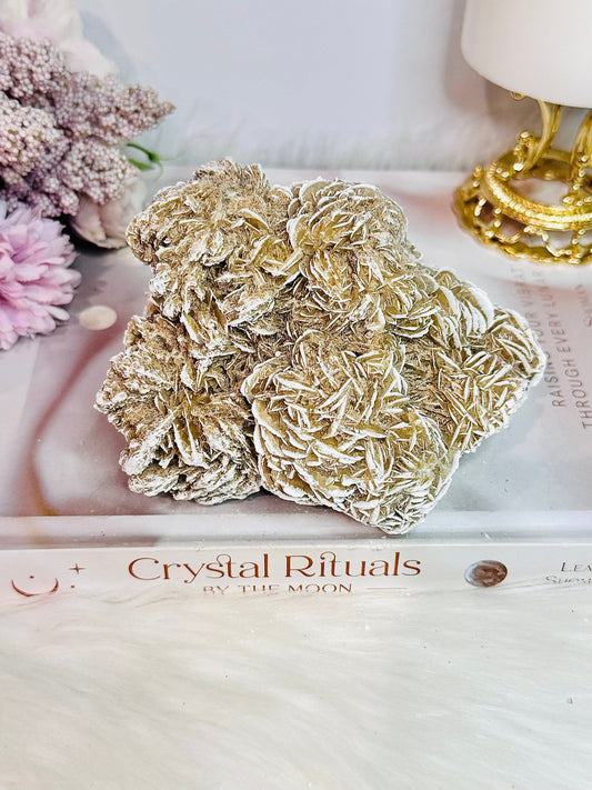 Natural Large Desert Rose Selenite Specimen 12cm 463grams