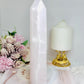 Large Pink Calcite Tower (UV Reactive) Reduced as damage at back 23cm