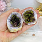 Aura Druzy Moroccan Geode (dyed) 193g