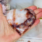 Fire Quartz Heart on Stand 8.5cm